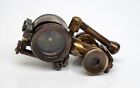 Antique Brass Folding Binocular With Compass Marine Nautical Telescope Gift Item
