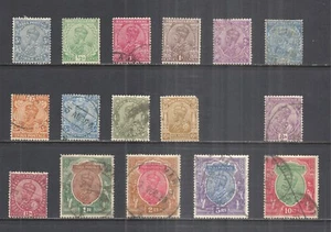 INDIA VARIOUS MINT HINGED & USED ISSUES 1911 to 1926 - Picture 1 of 2