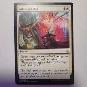 1x Adament Will Innistrad Crimson Vow 2021 Mtg Magic Card Instant Plains 1 - Picture 1 of 2