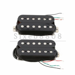 2PCS Alnico 5 Magnet Electric Guitar Humbucker Bridge Neck Pickups Set - Picture 1 of 8