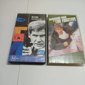 Harrison Ford VHS X 2 Patriot Games And The Fugitive - Picture 1 of 8