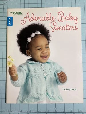 Leisure Arts Adorable Baby Sweaters Knit Childrens Clothes Judy Lamb Book #5737 - Image 1 of 3