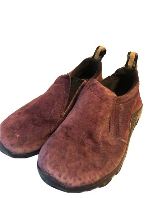 Usado en Excelente Condición Merrell Jungle Moc Talla 11.5 Senderismo Trail Zapatos Púrpura Niños Jóvenes Niñas Foto 1 de 4