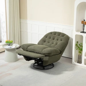 360° Swivel Recliner Adjustable Chair Chenille - Comfort and Style Combined - Picture 1 of 92