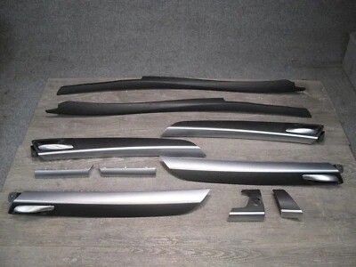 10-14 BMW E71 X6M 10 piezas JUEGO DE PANEL DE MOLDURA DE FIBRA DE CARBONO PUERTA CONSOLA CENTRAL TABLERO OEM Foto 1 de 4