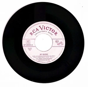 LARRY CLINTON AND HIS ORCHESTRA MY REVERIE/DEEP PURPLE RCA VICTOR VINYL 45 78-88 - Picture 1 of 2