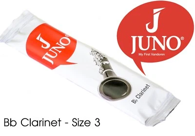 Vandoren Juno Bb Clarinet Reed # 3 Strength SINGLE REED - image 1 of 3