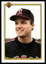 Kyle Abbott #287 1990 Bowman  California Angels RC Rookie