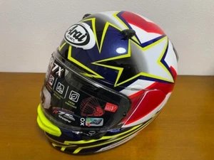 ◉ARAI ASTRO-GX STAR&STRIPE Astro-GX Star and Stripe M 57-58cm helmet USED - Picture 1 of 12