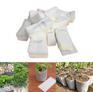 Plant Nursery Bag Non-woven Fabric Biodegradable Eco-Friendly Flower Growing Pot - Picture 1 of 12