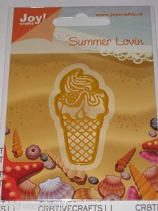 JOY CRAFTS DIES- SUMMER LOVIN "ICE CREAM CONE" 60020174 FOR CARDS OR SCRAPBOOK - Picture 1 of 1