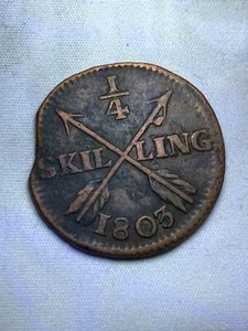 Schweden ¼ Skilling 1803 - Gustav IV Adolf - Bild 1 von 2