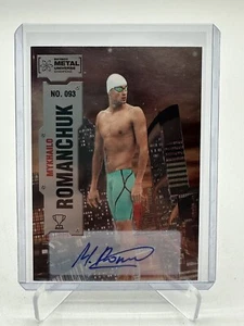 2022 Mykailo Romanchuk Auto Skybox Metal Universe Autograph #093 Swimming - Picture 1 of 2