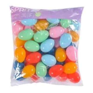 60ct Easter Eggs Plastic Mixed Colors Kids Craft Party Supply - Spritz™ - Picture 1 of 7
