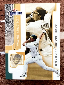 2001 Fleer Game Time Jason Giambi #52 - Bild 1 von 2