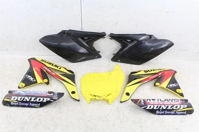 2011 Suzuki RMZ 250 Plastic Set Number Plates Tank Shrouds Fork Guards - Image 1 of 4