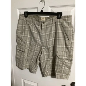 Red Head hellbraun karierte Baumwoll Cargo Shorts Herren Gr. 38 Top Zustand - Bild 1 von 1