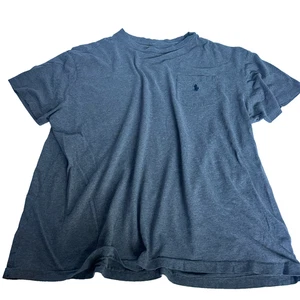 Polo Ralph Lauren Classic Fit Crewneck Pocket Tee, Dark Grey, Blue Logo - Picture 1 of 12