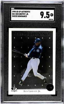SGC 9.5 1998 UD SP Authentic Sheer Dominance #SD1 Ken Griffey Jr. Mariners HOF - Image 1 of 2