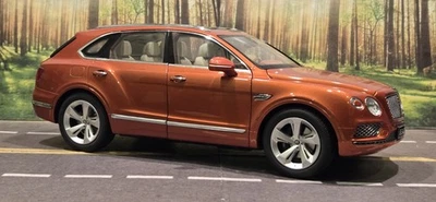 **READ** RARE 1/18 Kyosho Bentley Bentayga in Orange Flame Diecast  - Image 1 of 4
