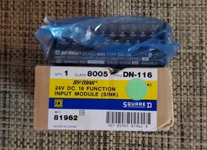 NIB SQUARE D SY/MAX 8005 DN-116 PLC 24V DC 16 Function INPUT MODULE (1727) - Picture 1 of 1