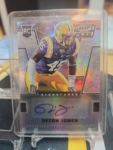 Panini Prizm Draft Picks 2016 #298 Deion Jones Signatures LSU TAMPA BAY - Imagen 1 de 2