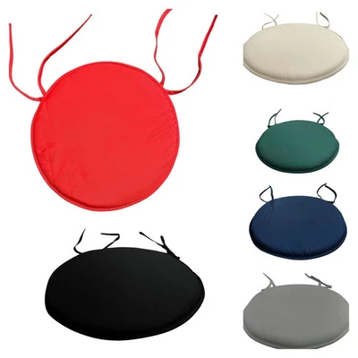 Round Seat Pads,Garden Cushion, Waterproof Chair Pads Indoor Outdoor Patio 35 cm - Image 1 of 4