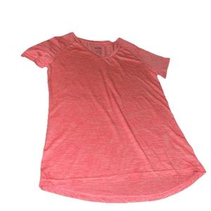 Camisa Zone Pro Pequeña Poliéster Activo Manga Corta Rosa Neón Ropa Activa Cuello en V - Imagen 1 de 4