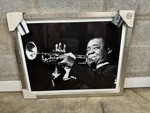 LOUIS ARMSTRONG Framed Photograph By William Stafford  - Picture 1 of 15