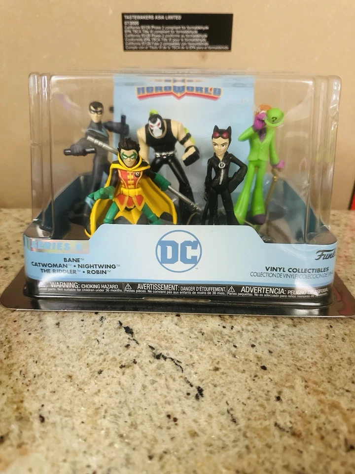 Funko Hero Serie Mundial 8 DC Comics Bane Catwoman Robin Nightwing Riddler Foto 1 de 1