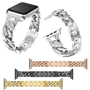 Correa Diamante Lujo Para Apple Watch Ultra 2 Series 9 8 7 6 5 4 SE - Imagen 1 de 17