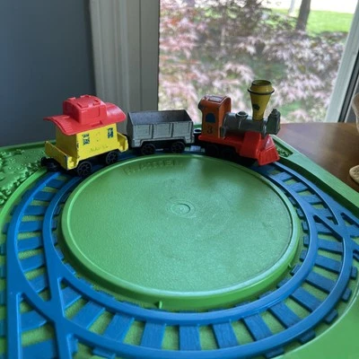 Vintage Mattel MY FIRST WHEELS Children’s Train Set Diecast 1980 Railroad  - Image 1 of 4