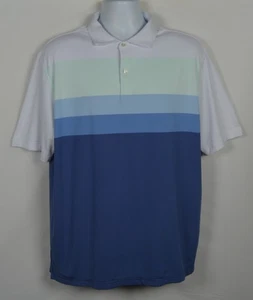 Peter Millar Crown Crafted Polo Shirt Mens XL Golf Performance Striped Stretch - Picture 1 of 10