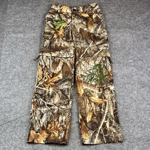 Pantalones softshell Magellan Real Tree APX 2.0 caza deportes camuflaje juvenil pequeños 8 - Imagen 1 de 12
