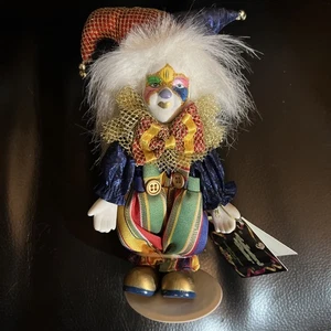 DAN DEE COLLECTOR'S CHOICE-Porcelain Clown Hand Painted Fine Bisque Porcelain 9" - Picture 1 of 5