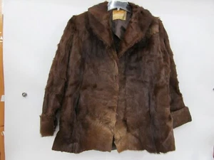 American Fur Idaho Falls Vintage Antique Coat Rich Chocolate Brown - Picture 1 of 10