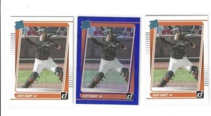  2021 DONRUSS RATED ROOKIE JOEY BART GIANTS 2X BASE 1X BLUE HOLO - Picture 1 of 1