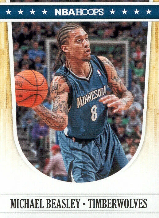 2011-12 Panini NBA Hoops #133 Michael Beasley Minnesota Timberwolves NM Single - Image 1 of 1