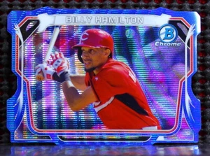 BILLY HAMILTON - 2014 BOWMAN CROMO MINI RIFRATTORE ONDA BLU PRESSOFUSO #ED/99 - Foto 1 di 2