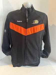 Anaheim Ducks Reebok Center Ice Collection Trainingsjacke mit durchgehendem Reißverschluss Herren Medium - Bild 1 von 9