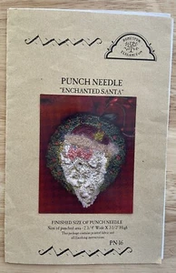 Enchanted Santa Homespun Elegance Ltd Punch Needle Pattern Only - No Cloth - Picture 1 of 5