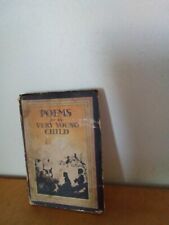 Poems for the Very Young Child-Dolores Knippel-Mary Ellsworth-hc-1932-WHITMAN PU