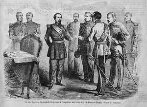 1859.GEN.ZOBEL DA A NAPOLEONE.III,RICHIESTA DI ARMINISTIZIO di F.GIUSEPPE.Risorg - Foto 1 di 1
