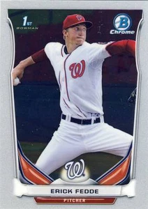 (59) 2014 Bowman Draft ERICK FEDDE Rookie LOT ALL CHROME Nationals CDP14 - Picture 1 of 1