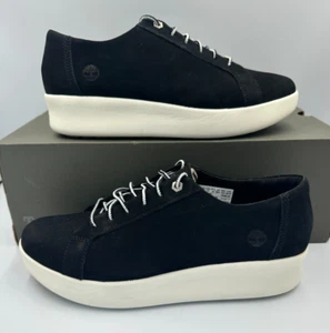 Timberland Black Nubuck Suede Shoes Berlin Park Oxford Gr. 7,5 UK 40 EU NEU - Bild 1 von 17