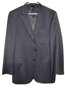 Jos A Bank Gold Gordon Matching Suit 42 L Gray Plaid Pants 36 x 30 pleated Wool - Imagen 1 de 12