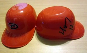 Arizona Diamondbacks Eric Chavez Signed Mini Helmet COA - Picture 1 of 1