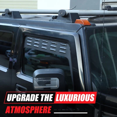 Placa de rejilla de ventilación de aire de puerta delantera 2 piezas para Hummer H2 2003-2009 Foto 1 de 4