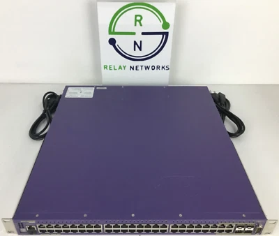 Extreme Networks 16301 Summit X480-48T 48x 1GB RJ45 4x 1GB SFP 2x 10925 Adv Edge - Image 1 of 4