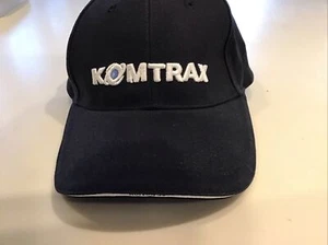 KOMTRAX NEW BLACK BASEBALL HAT ADJUSTABLE KOMATSU - Picture 1 of 6